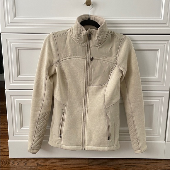 Athleta Womens Truckee full-zip Jacket Cream - Picture 5 of 7